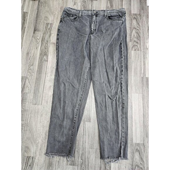 (3/$35) Universal Thread Jeans Womens 14/32R Gray Denim Boyfriend 100% Cotton - Picture 1 of 11